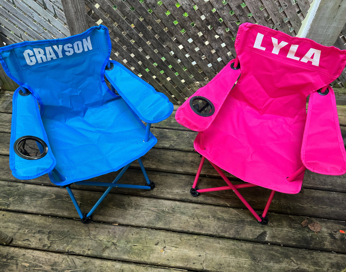 Personalized kids camping online chair