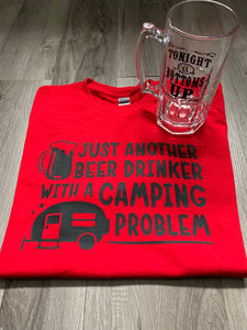 Beer drinker with a camping problem